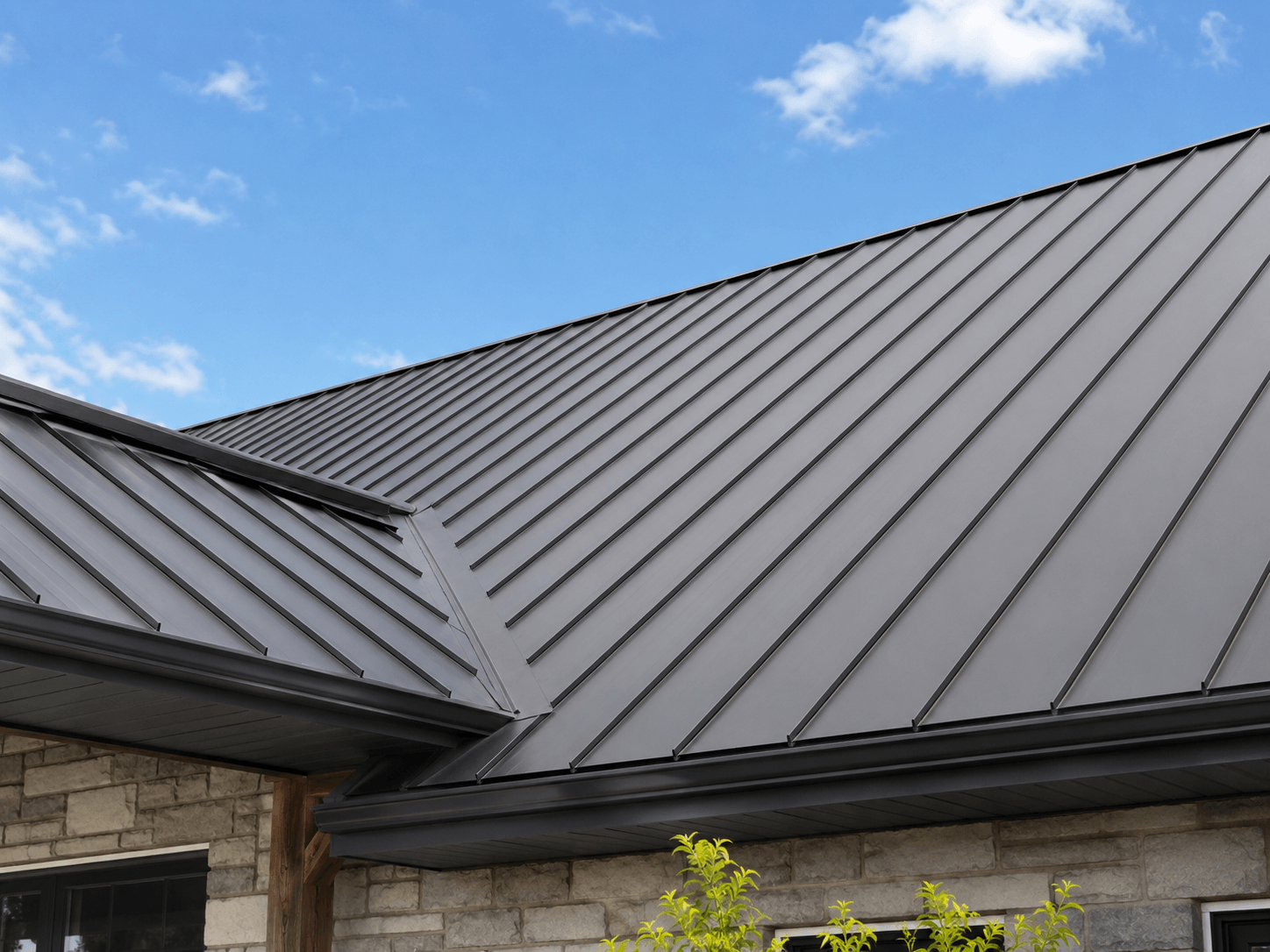 Metal roofing panels